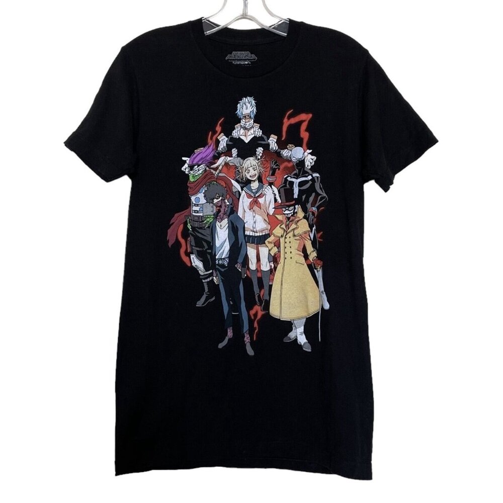 My Hero Academia T-Shirt League Of Villains Black Funimation Men's Size Small‎ S